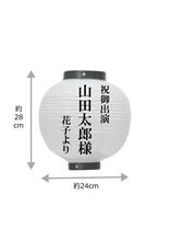 画像をギャラリービューアに読み込む, 「チャーミングエンジェル 3」名入れ提灯